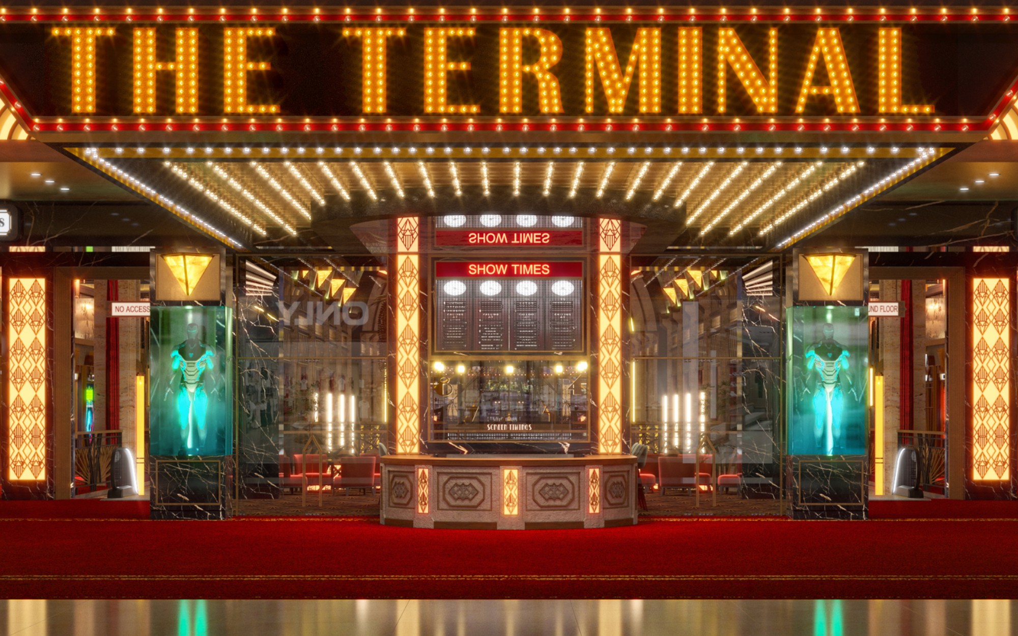 Inside The Terminal — panoramic view